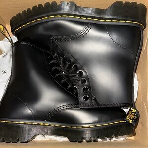 Dr Martens Black Leather Boots New